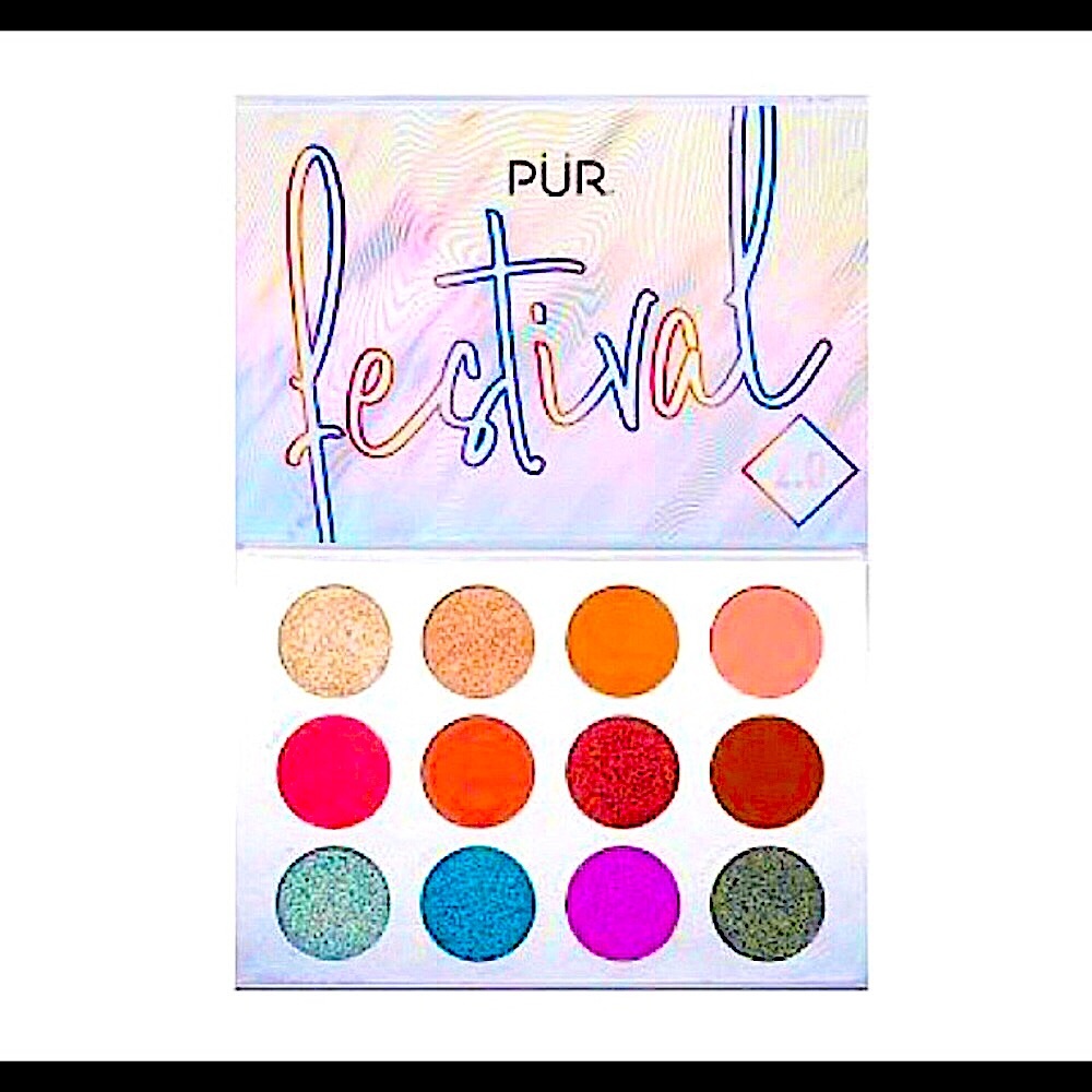 🆕🔥PUR FESTIVAL 2.0 EYESHADOW PALETTE BEAUTIFUL 12SHIMMERS&MATTES NWT&NIB - Picture 5 of 9